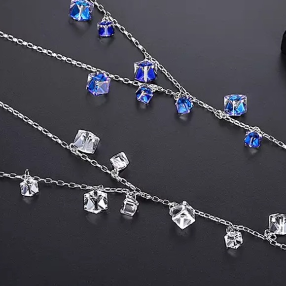 🎁 Swarovski Crystals The Iisha Long Necklace - Picture 3 of 12